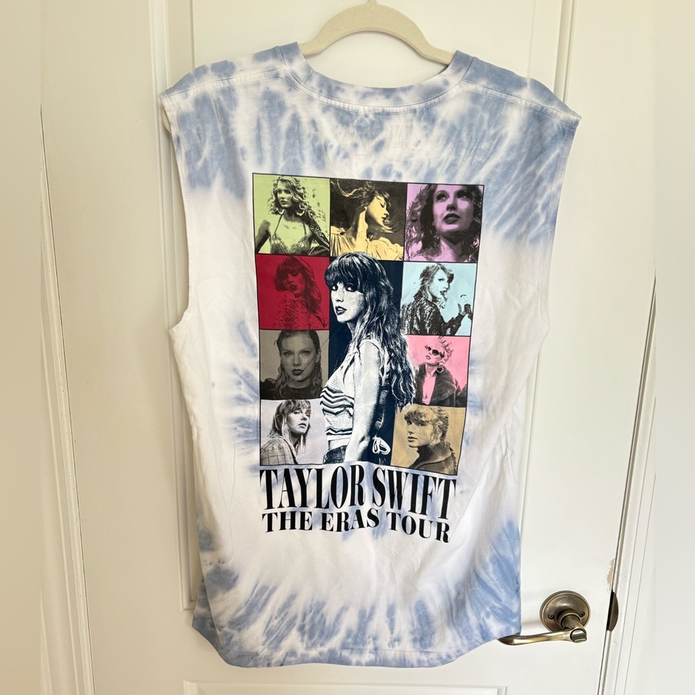 Taylor Swift The Eras Tour Tie-Dye Women's Tank Top - Picture 2 of 4